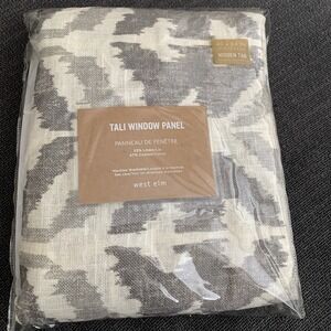 West Elm Linen Blend Curtain Panel